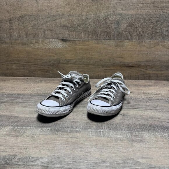 Converse Chuck Taylor All Star Grey Canvas Sneakers Women's Size 7 - Picture 1 of 7